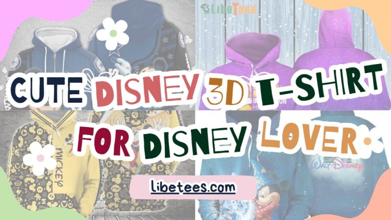 Cute Disney 3D T-Shirt for Disney Lovers